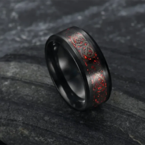 Basilisk Scale Wedding Ring